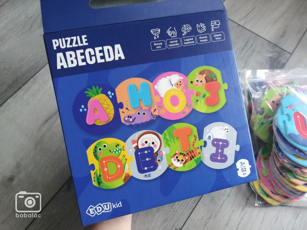 Puzzle Abeceda: Učíme sa písmenká hravou formou