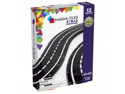 Magnetická stavebnica xtras roads 12 dielov