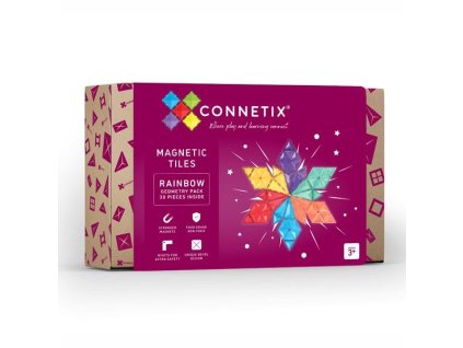 Connetix geometrické tvary 30 kusov balenie