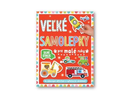 Veľké samolepky pre malé ruky pracovný zošit