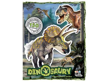 Samolepková knižka Dinosaury obal