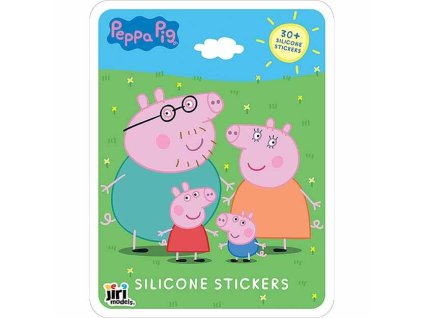 Hra so silikónovými samolepkami Prasiatko Peppa
