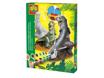 Sádrovy komplet T rex balenie