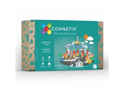 Connetix magnetická stavebnica guličková dráha balenie