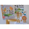 Tvorenie z papiera zvieratká zo Savany obsah balenia