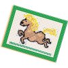 Vyšívacia súprava s farebnými predlohami koník