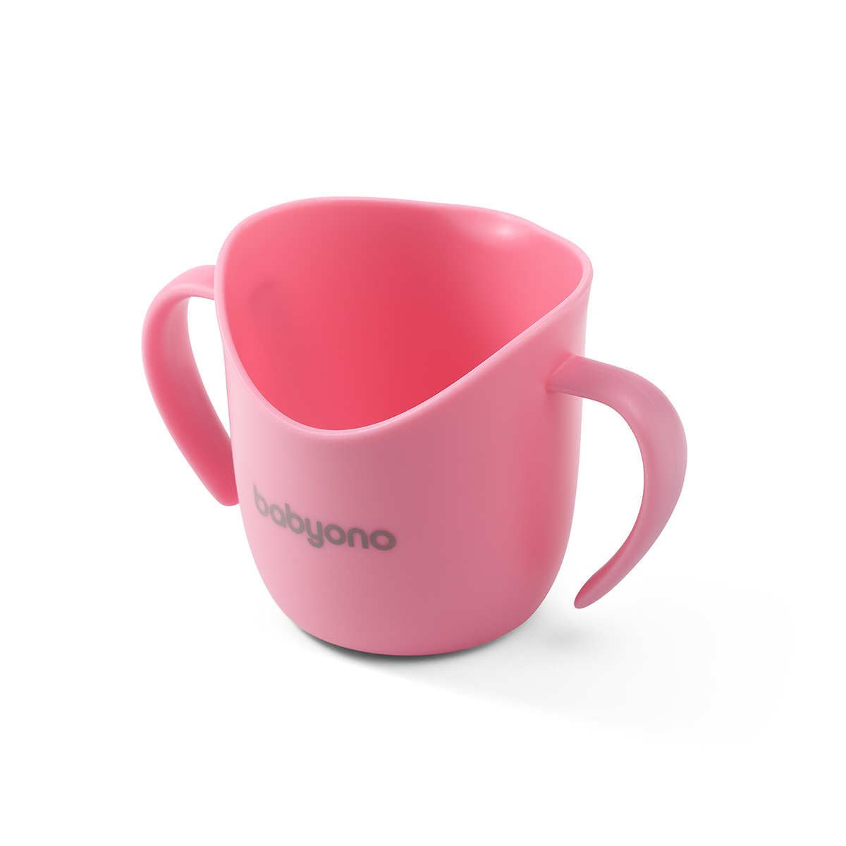 Babyono ergonomický tréninkový pohár Flow růžový