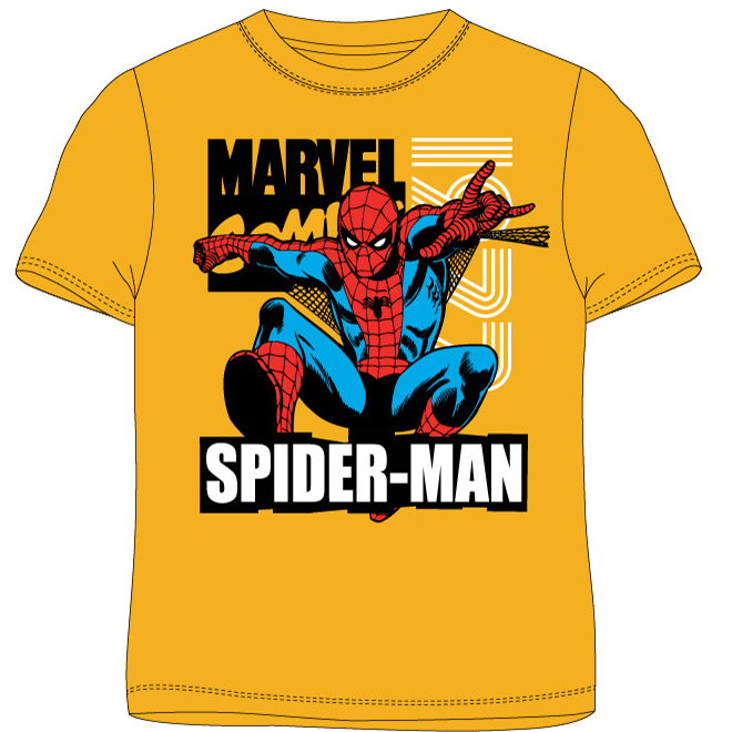Fotografie EPLUSM Tričko chlapecké Spiderman žluté Velikost: 134