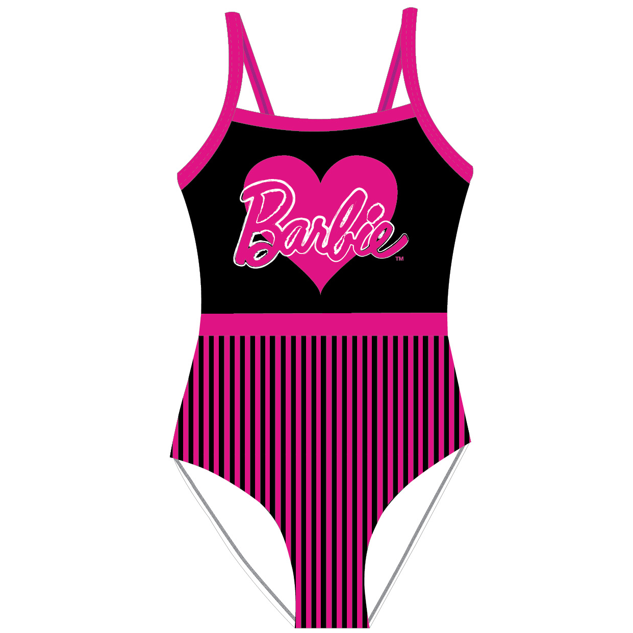 EPLUSM Dívčí plavky Barbie Velikost: 104/110