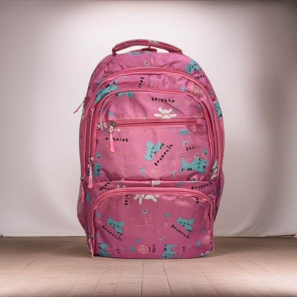 Babatkam Školní batoh pro dívky růžový