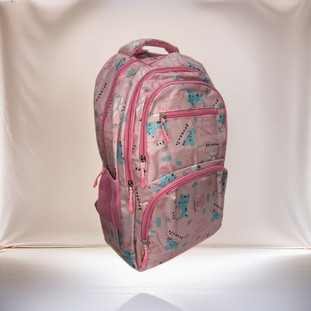 Babatkam Školní batoh pro dívky světle růžový