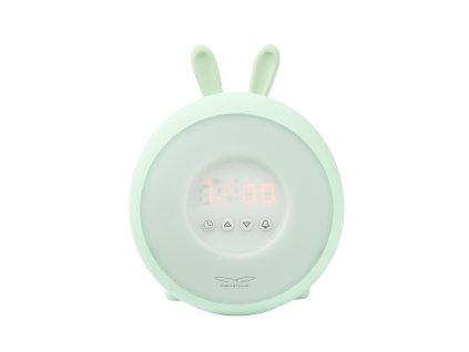 Ébresztőóra világítással Bunny Zöld