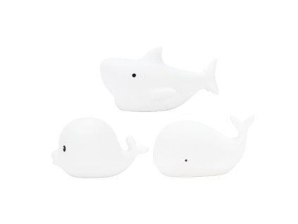 Touch fények vízhez 3 db Delfin, bálna, cápa, cápa