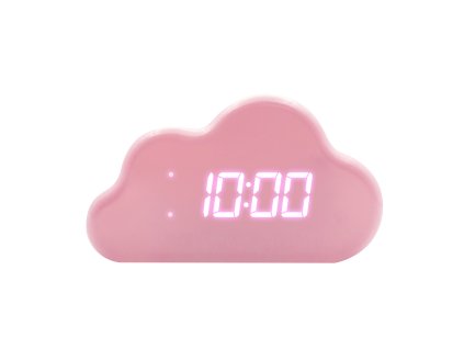 lalar cloudcl rose digitalny budik oblacik ruzovy