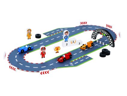 pretekarska draha formula v kufriku tooky toys TJ100 1