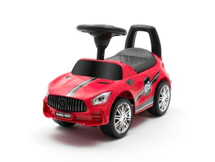 Detské odrážadlo so zvukom Baby Mix RACER červené