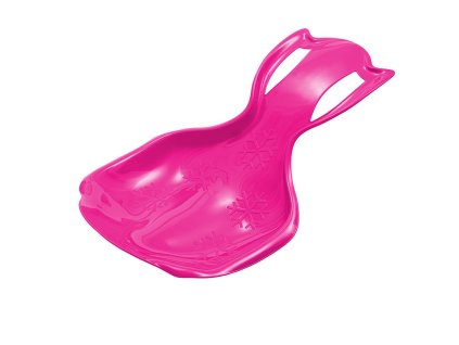 Detský sánkovací klzák lopata Baby Mix COMFORT LINE XL ružový (Barva Ružová)