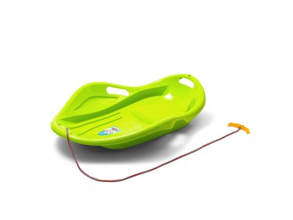 Detský sánkovací klzák Mušľa Baby Mix PREMIUM KOMFORT 80 cm zelený (Barva Zelená)