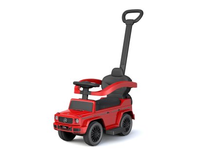 Detské odrážadlo s vodiacou tyčou Mercedes Benz G-CLASS Baby Mix červené