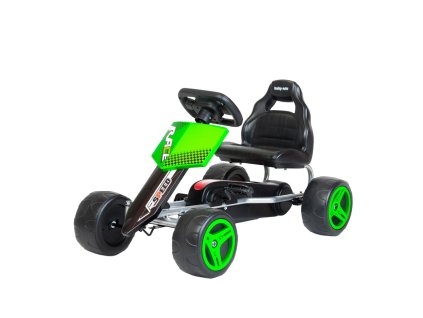 Detská šliapacia motokára Go-kart Baby Mix Speedy zelená