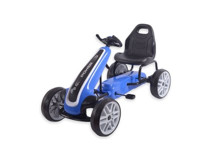 Detská šliapacia motokára Go-kart Milly Mally Power modrá