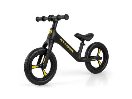 Detský balančný bicykel Milly Mally Ranger Black (Barva Čierna)