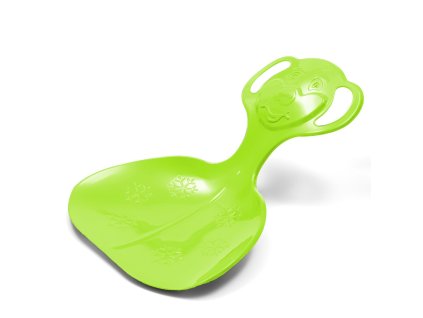 Detský sánkovací klzák lopata Baby Mix COMFORT LINE M zelený (Barva Zelená)