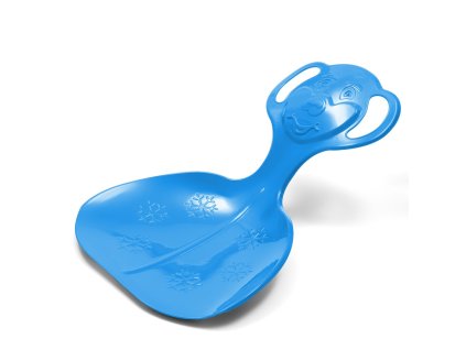 Detský sánkovací klzák lopata Baby Mix COMFORT LINE M modrý (Barva Modrá)