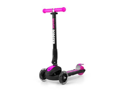 Detská kolobežka Milly Mally Magic Scooter pink (Barva Červená)