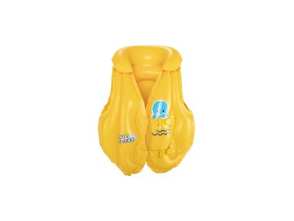 Detská nafukovacia vesta Bestway Swim Safe Step C 51cm x 46cm (Barva Žltá)