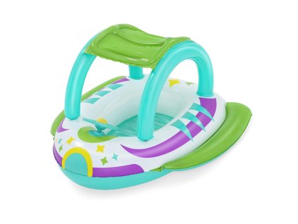 Detská nafukovacia vesmírný čln so strieškou Bestway 107x112 cm (Barva Multicolor)