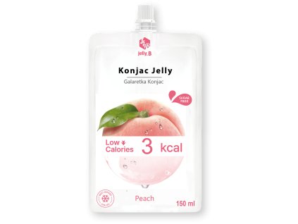 konjac gel peach