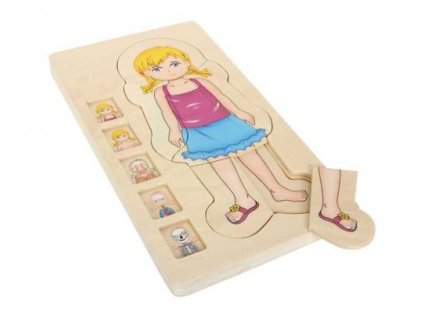 Puzzle Menschlicher Körper Lili