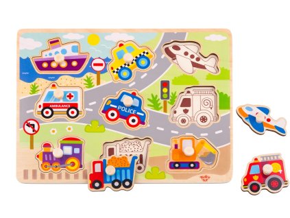 Vkladacie puzzle Dopravné prostriedky
