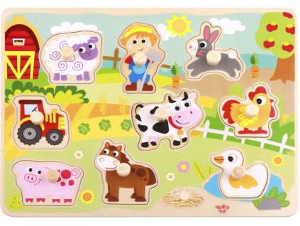 Bauernhof-Puzzle