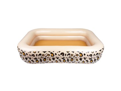 Nafukovaci bazen obdlznik Leopard bezovy 211 cm