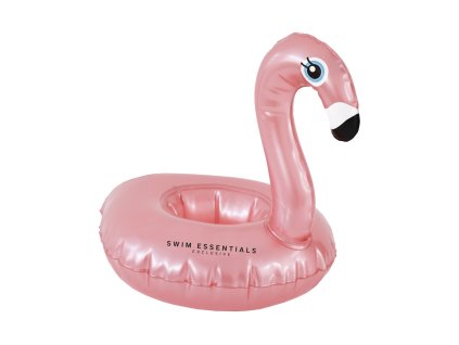 Aufblasbarer Becherhalter Flamingo rosa pastell