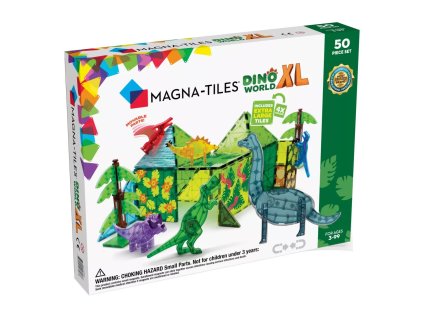 Magnetická stavebnice Dino World XL 50 dílků