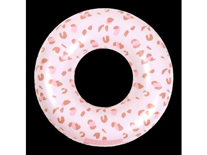 Nafukovacie koleso Old pink Leopard 90 cm