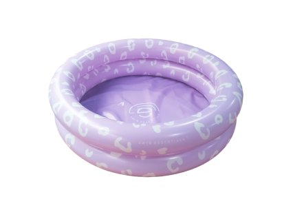 Aufblasbares Schwimmbad für Kinder Leopard lila 60 cm