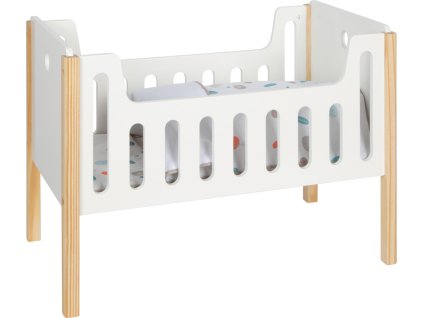 Bett für Puppen Weiß