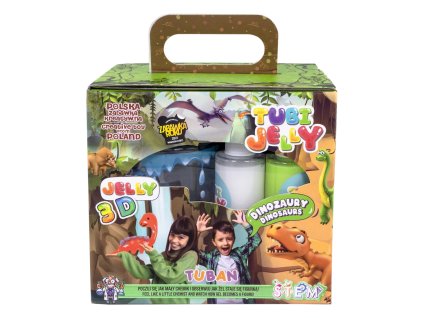 Tubi Jelly Creative Set mit Aquarium XL Dinosaurier