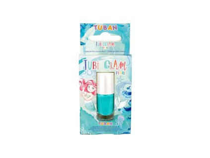 Tubi Glam lak na nechty Perleťovo tyrkysový