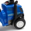 Detské odrážadlo traktor s vlečkou a náradim Baby Mix New Holland modrý (Barva Modrá)