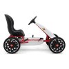 Detská šliapacia motokára Go-kart Milly Mally Abarth biela (Barva Biela)