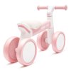 Detské odrážadlo Baby Mix Bunny Hop Ultralight ružové