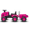 Dětské odrážedlo traktor s vlečkou a náradim Baby Mix Benny ružový (Barva Ružová)