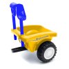 Detské odrážadlo traktor s vlečkou a náradim Baby Mix New Holland žltý (POŠKODENÝ OBAL) (Barva Žltá)