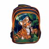 4386 skolska taska s 3d motivom tiger