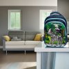 4398 skolska taska s 3d motivom zebra